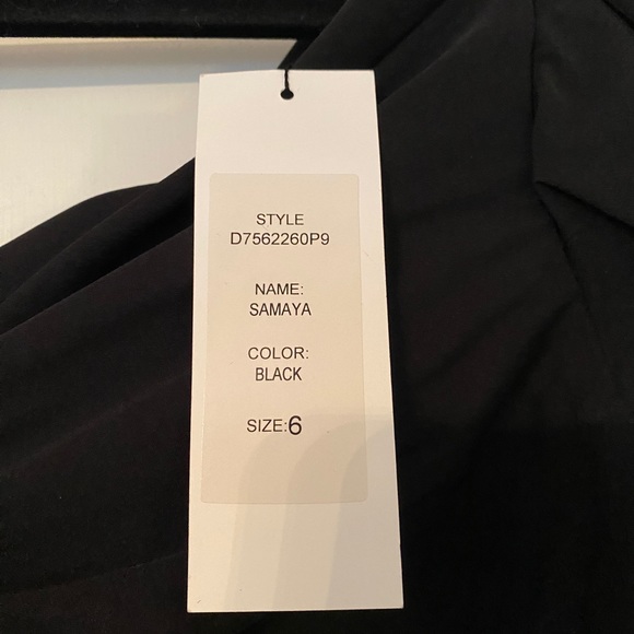 Diane von Furstenberg Brand New Samaya Ruffle Front Deep V Front V Black Size: 6 - Picture 4 of 4